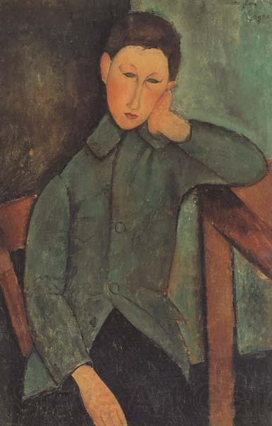 Amedeo Modigliani Le garcon a la veste bleue (mk38) France oil painting art